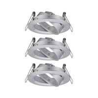 Deckenleuchte Choose! Spot Set max. 10 Watt, 3-teilig - Alufarben, Basics, Metall (8,4cm) - Paulmann