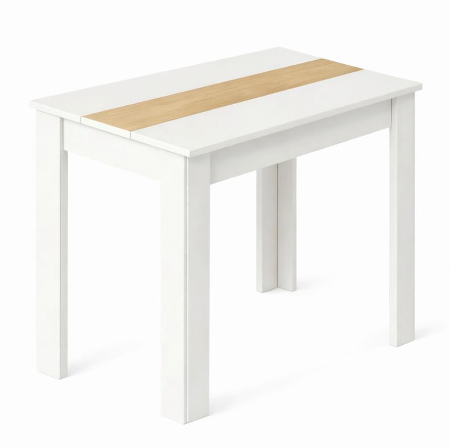 Esstisch Vcm Esstisch "disalo" 80x50 - Honigeiche/Weiss, Modern, Holzwerkstoff (80/50/75cm) - MID.YOU