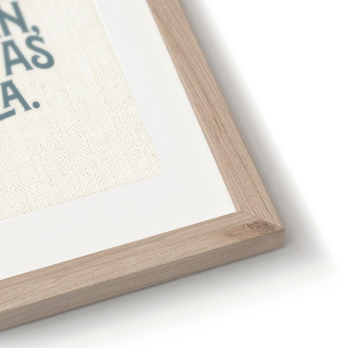 Bilderset Seaside Hellblau/Beige, 3-teilig - Beige/Hellblau, Basics, Holz/Papier (30/30/2.5cm)