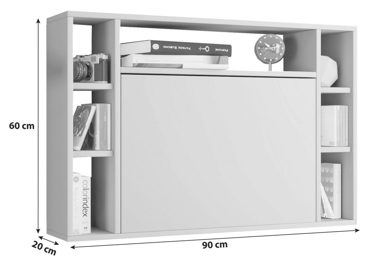 Miza Za Prenosni Računalnik Wandila, Siva - siva, Konvencionalno, leseni material (90/20/60cm) - MID.YOU