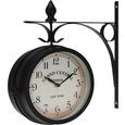 Wanduhr Grand Central Schwarz - Schwarz, KONVENTIONELL, Metall (33cm) Wanduhr Grand Central Schwarz - Schwarz, KONVENTIONELL, Metall (33cm)