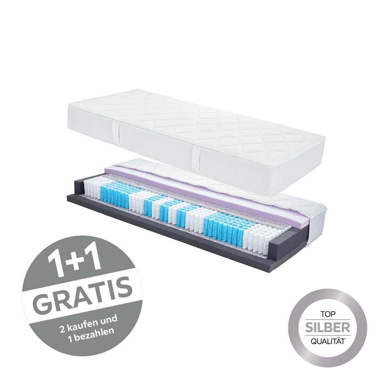 Madrac S Džep. Opruž. Jezgrom Noxira - bijela, tekstil (90/200cm) - Nadana