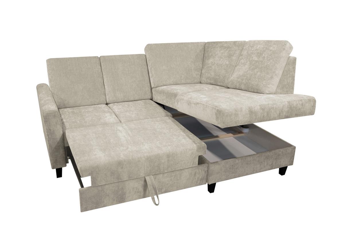 Kutna Garnitura Alton - bež, Konvencionalno, drvo/tekstil (211/166cm) - Modern Living