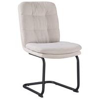 Stuhl Beige - Beige/Schwarz, Modern, Textil/Metall (48/91/66cm) - Mömax