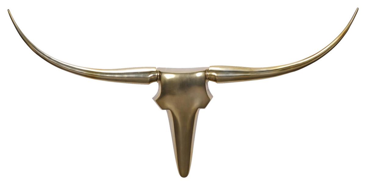 Wanddeko Wohnling Goldfarben - Goldfarben, MODERN, Metall (125/60/10cm) - MID.YOU