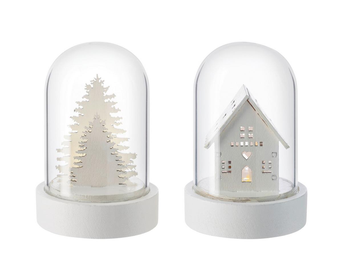 LED-díszlámpa Jis - fehér, Konventionell, műanyag (8cm) - Premium Living