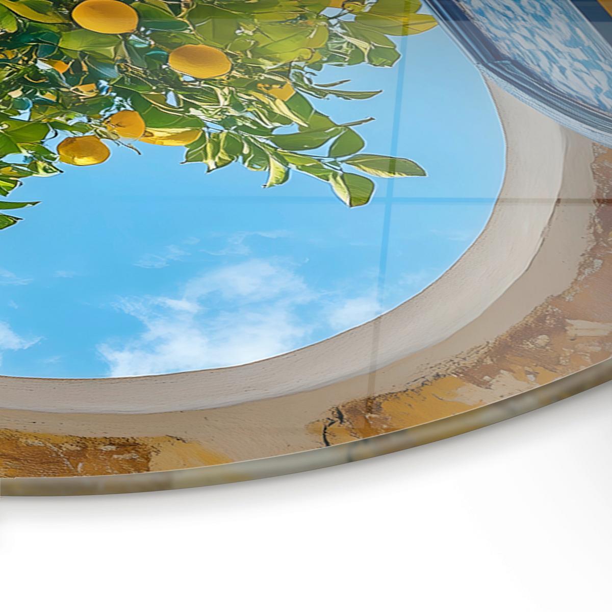 Glasbild Multicolor ca. 70x100cm - Multicolor, Basics, Glas/Papier (70/100/0,79cm)