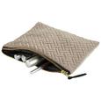 Kosmetiktasche Stefanie Versch. Farben - Beige/Schwarz, MODERN, Textil (21/16,5cm) - Premium Living Kosmetiktasche Stefanie Versch. Farben - Beige/Schwarz, MODERN, Textil (21/16,5cm) - Premium Living