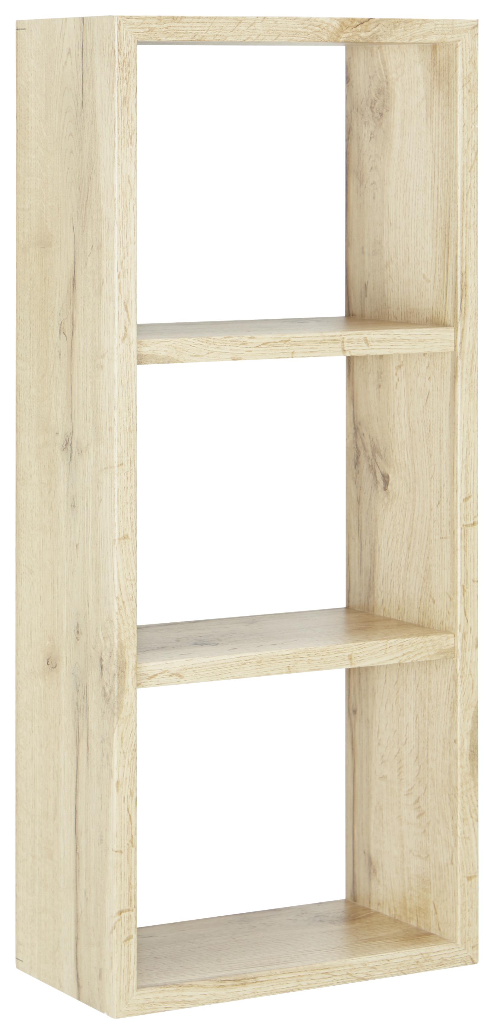 VÄGGHYLLA TRISTANO -SB- - ekfärgad, Modern, wellpapp (70/30/15,5cm) - Mömax