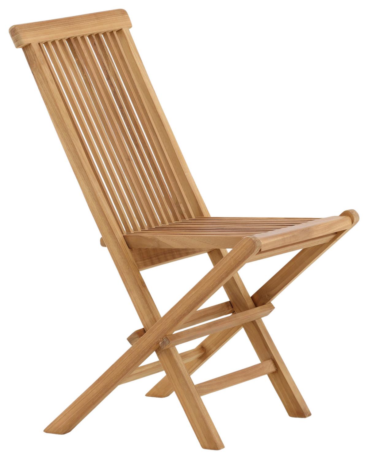 Klappstuhl 2er-Set KENYA - Teakfarben, KONVENTIONELL, Holz (47/89/62cm) - Gardenson