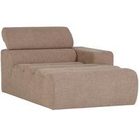 Sofaelement Novi Taupe B: 173cm - Taupe/Schwarz, Design, Kunststoff/Textil (173/86/109cm) - Livetastic