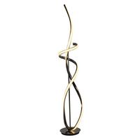 LAMPA STOJĄCA LED 3064-105 BANDOL - czarny chrom, Design, tworzywo sztuczne/metal (25/25/143cm)