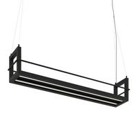 LAMPA WISZĄCA LED BURY *SBN* - czarny, Design, metal (118/22/150cm) - Novel