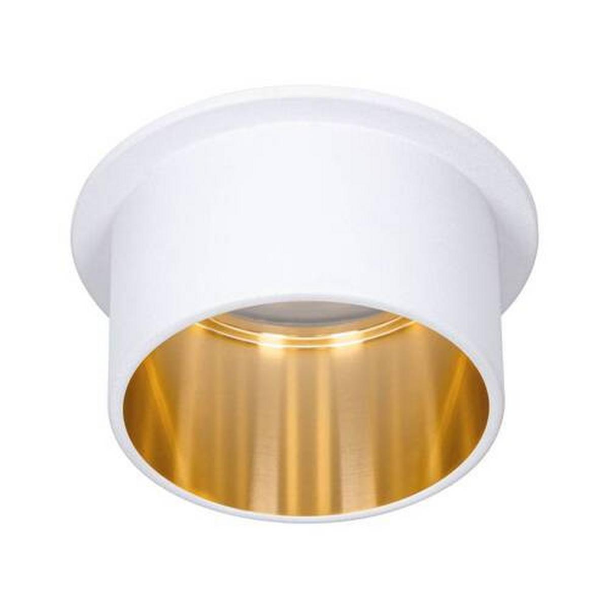 Deckenleuchte Coin Gil in Weiß/Schwarz max. 6 Watt - Basics (6,8cm) - Paulmann