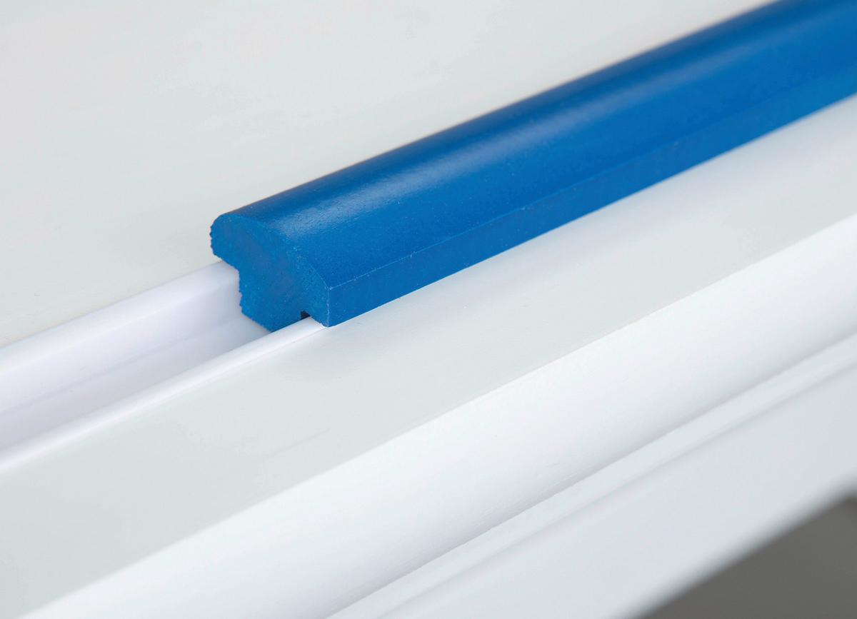 Jugendschreibtisch Baru Weiß/Rosa/Blau - Blau/Rosa, Basics, Holz/Holzwerkstoff (109/55/63-96cm) - MID.YOU