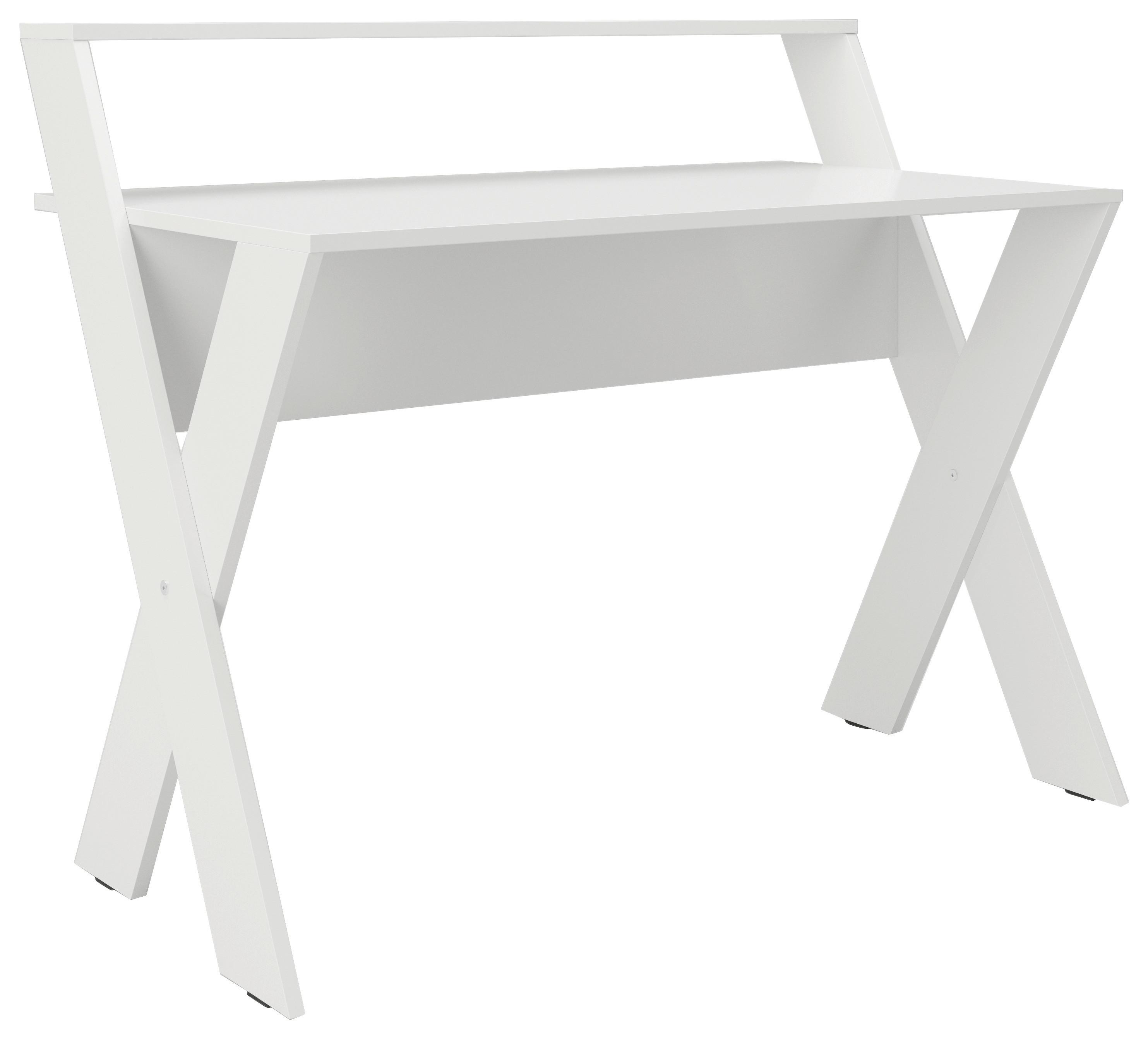 Schreibtisch "Montreal", weiß - Weiß, MODERN, Holzwerkstoff (115/95/65cm) - MID.YOU