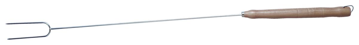 SZPIKULCE DO GRILLA WÜRSTEL 2-CZĘŚCIOWY - kolor srebrny, Basics, metal/drewno (100,3/4,6/2,8cm)