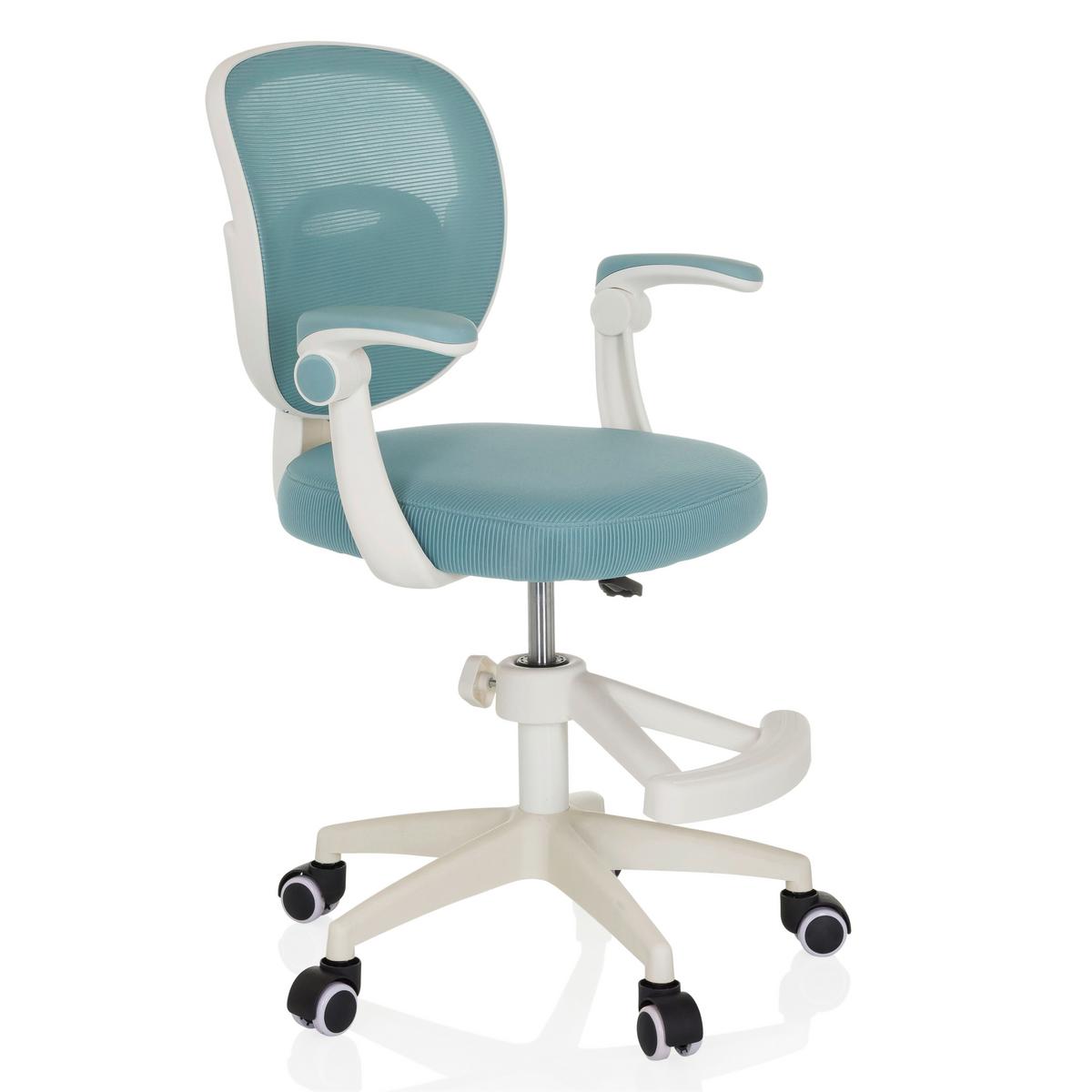 Mladisnki Vrtljivi Stol Kiddy Smart, Modra - bela, Moderno, umetna masa/tekstil (61/84-97/55cm) - MID.YOU