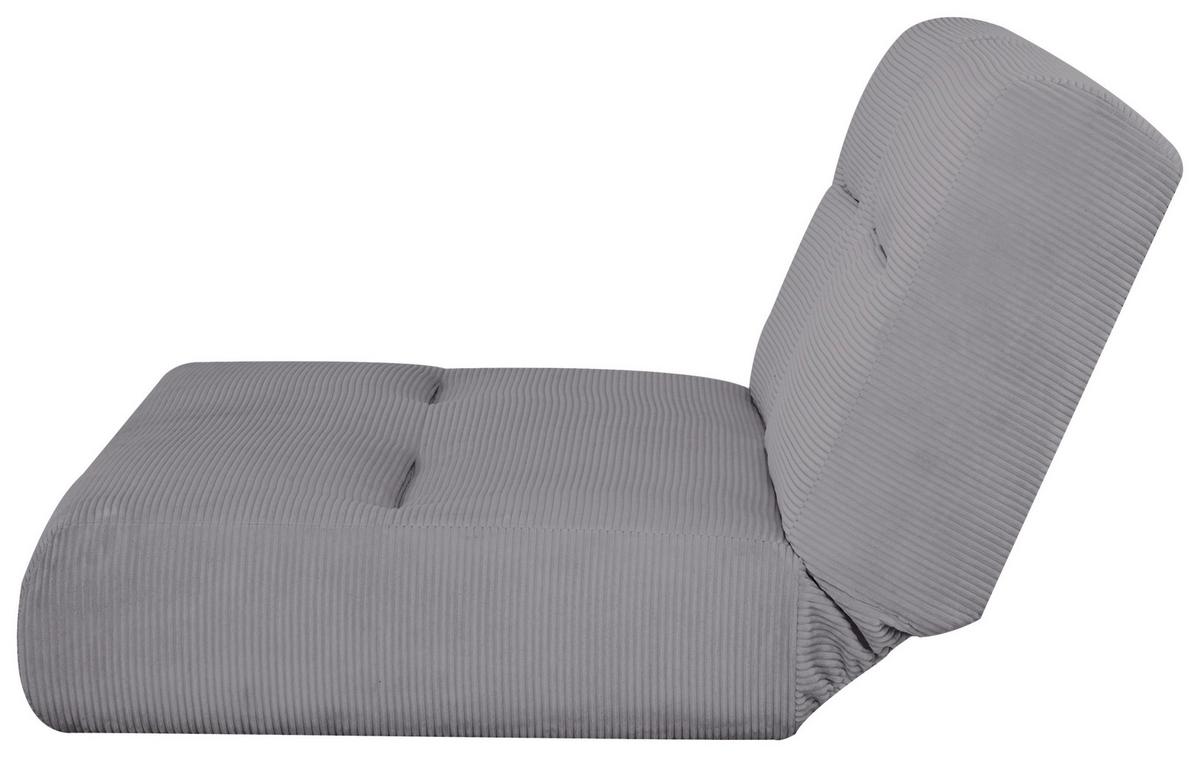 Zofa Luna, Siva, Funkcija Ležišča - siva, Design, tekstil (159/88/160cm) - Livetastic