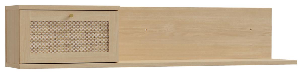 Wandboard Calasetta Eichefarben/Beige - Eichefarben/Beige, Natur, Holzwerkstoff (150/30,6/30,5cm) - Premium Living
