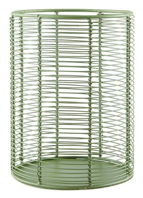 Mécsestartó Loft - zsályazöld, Basics, fém (15/20cm) - Modern Living