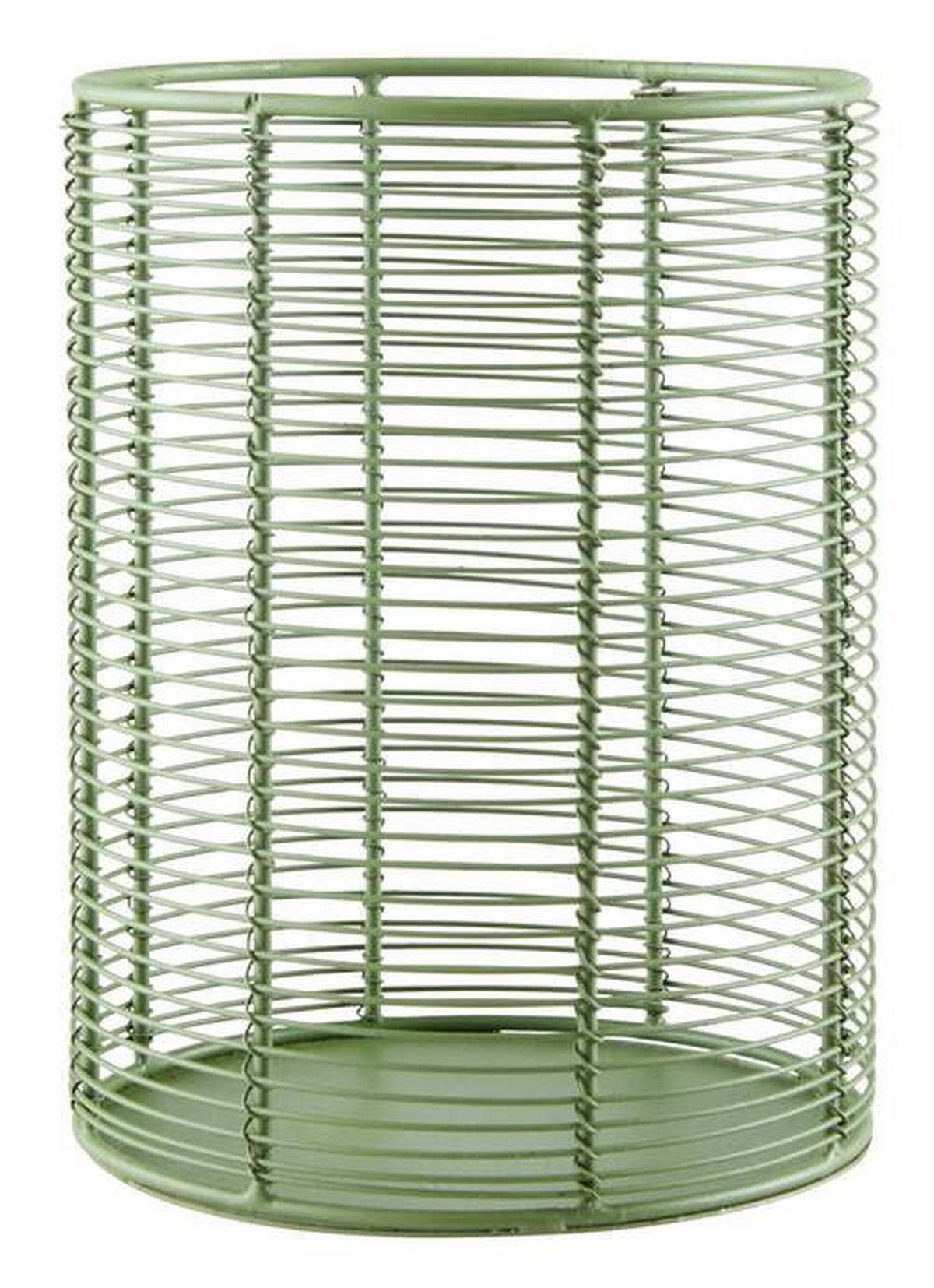 Mécsestartó Loft - zsályazöld, Basics, fém (15/20cm) - Modern Living