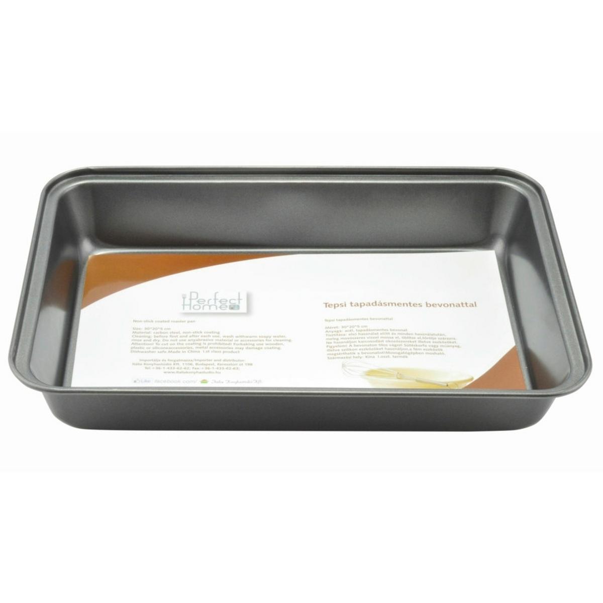Sütőtepsi Perfect Home - fekete, fém