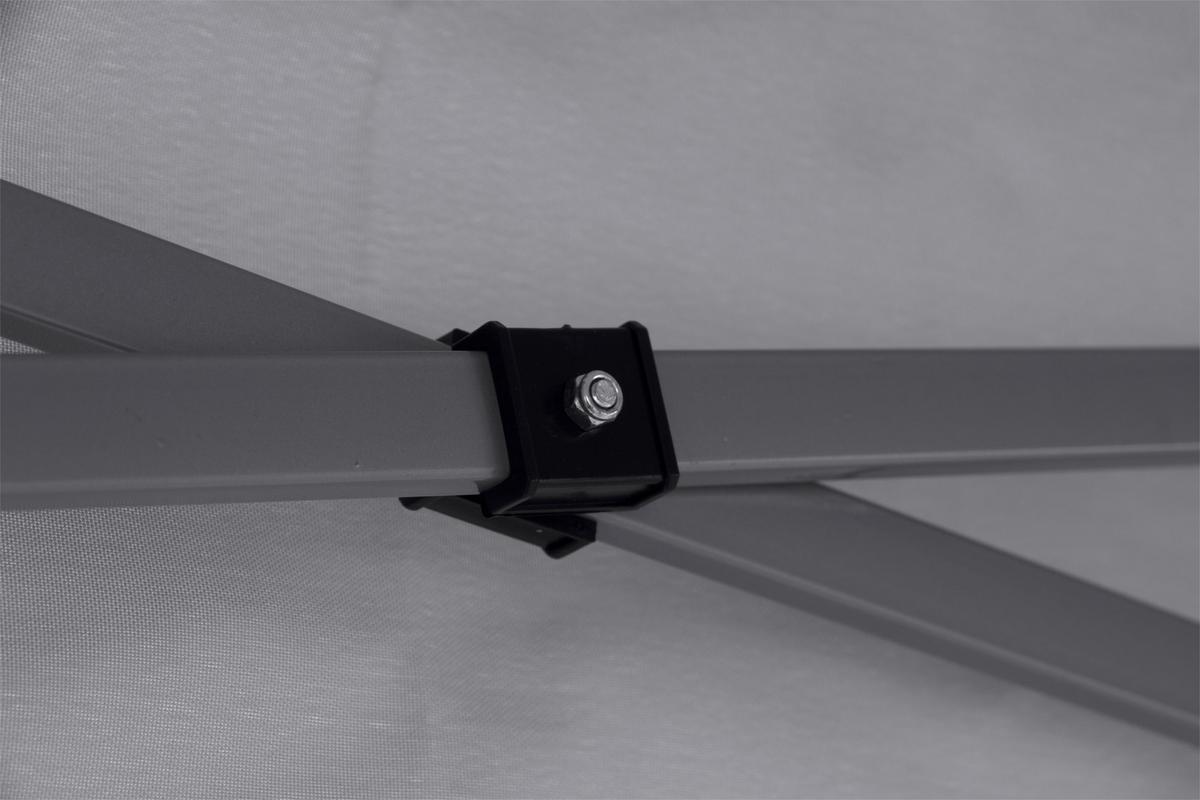 Pavillon Starter BHT 3x2,6x3 m mit Tragetasche - Grau, KONVENTIONELL, Textil (300/260/300cm) - Siena Garden