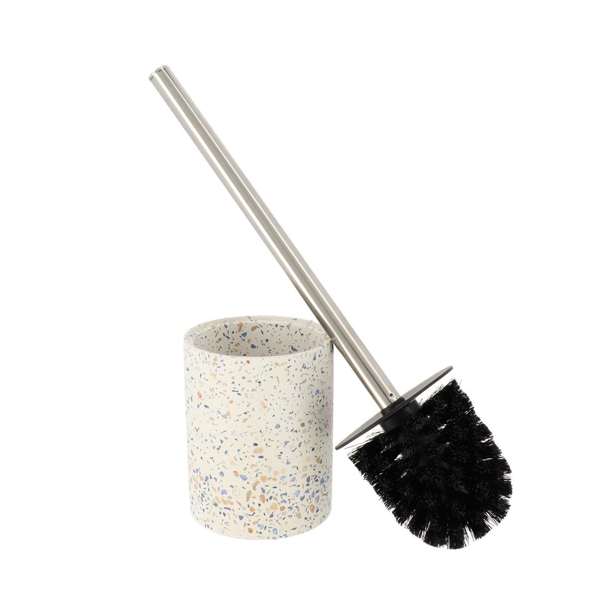 Perie pentru toaletă Terrazzo - Basics (9,5/9,5/36,5cm)