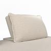 2-SITS SOFFA CHRISTINA - beige/valnötsfärgad, Modern, trämaterial/trä (215,5/87/106cm) - Bessagi Home