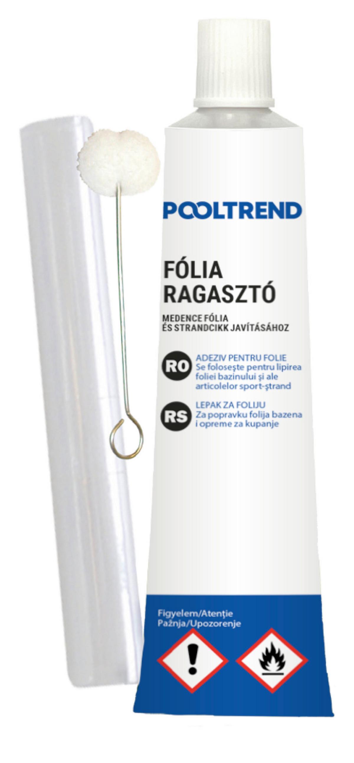 Ragasztó Pooltrend Fólia Ragasztó - sárga/világoskék, Basics, műanyag/fém (30ml)