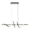 LED-HÄNGLAMPA LINA - kromfärg/nickelfärgad, Modern, metall/plast (80/20/120cm) - Mömax
