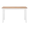 MATBORD ANTALIA - vit/naturfärgad, Modern, trä (120/75/60cm) - Bessagi Home