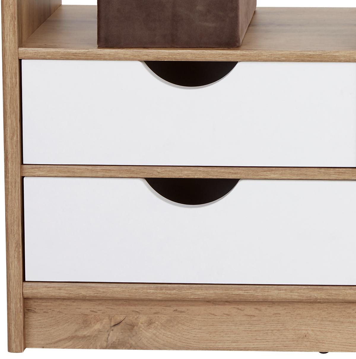 Etajeră Meggy - culoare lemn stejar, Modern, lemn (140/184/32cm) - Modern Living