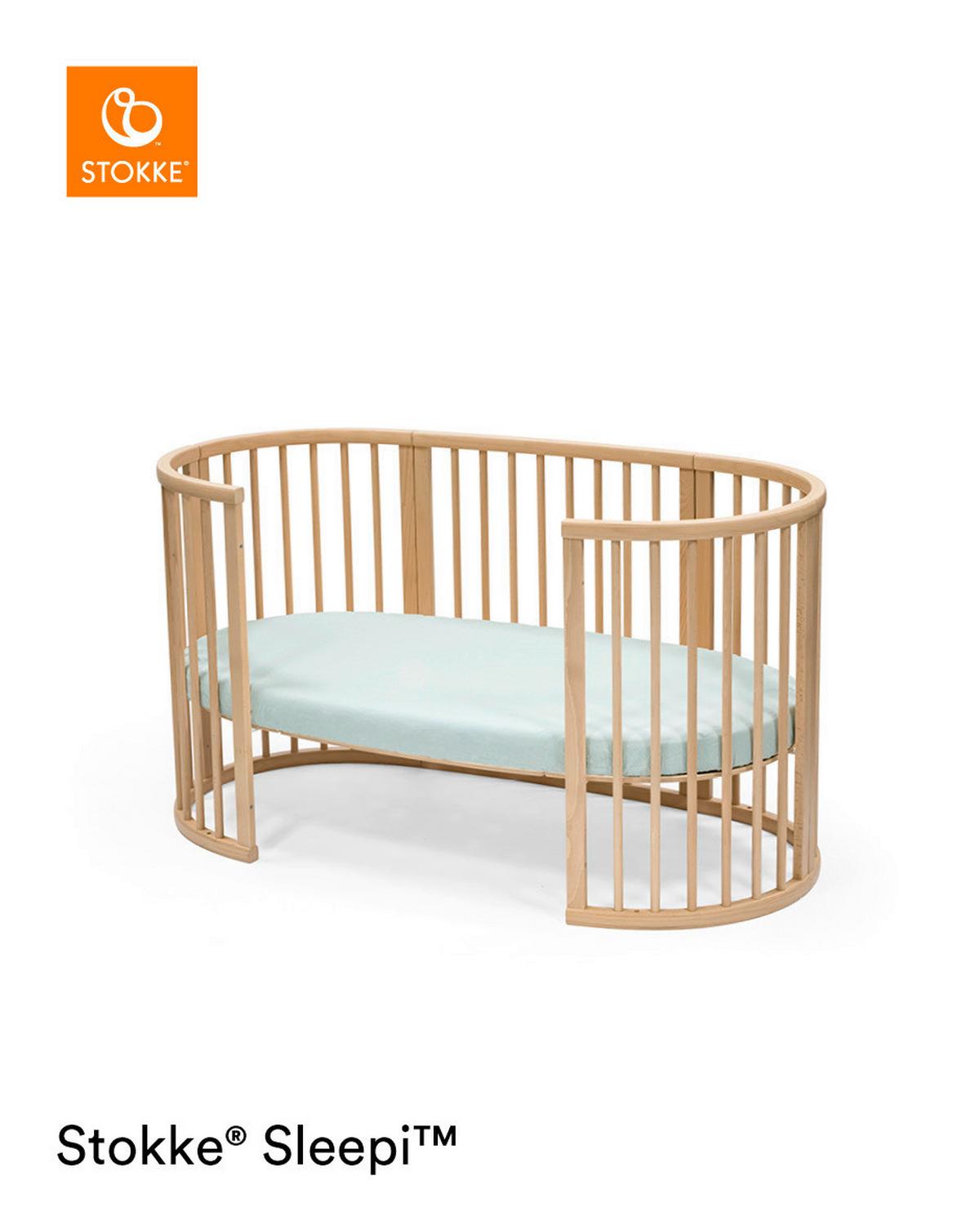 POKROWIEC NA MATERAC 599042 - biały, Basics, tkanina (165/100cm) - Stokke