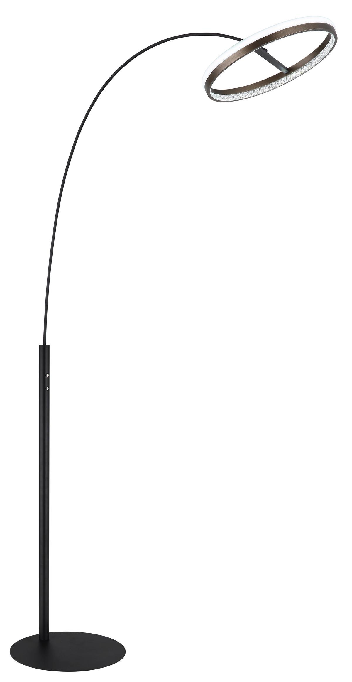 Led-stehleuchte 67179s Della - Klar/Weiss, Design, Kunststoff/Metall (92,5/39,5/190,4cm) - Globo