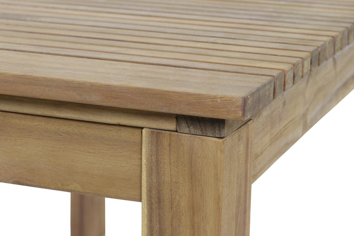Gartentisch Falun Echtholz Akazie L: 150 cm - Akaziefarben, KONVENTIONELL, Holz (150/90/74cm) - Siena Garden