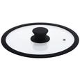 Deckel Flat in Schwarz Ø ca. 22cm - Schwarz, MODERN, Glas/Kunststoff (22cm) - Premium Living Deckel Flat in Schwarz Ø ca. 22cm - Schwarz, MODERN, Glas/Kunststoff (22cm) - Premium Living