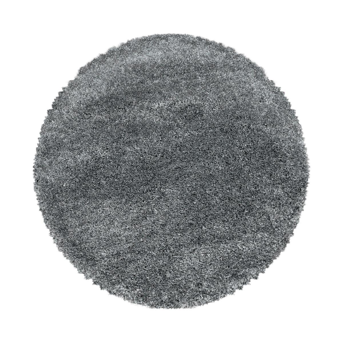 Preproga Z Visokim Florom Fluffy, Svetlo Siva, 80cm - svetlo siva, Basics, tekstil (80cm) - Novel