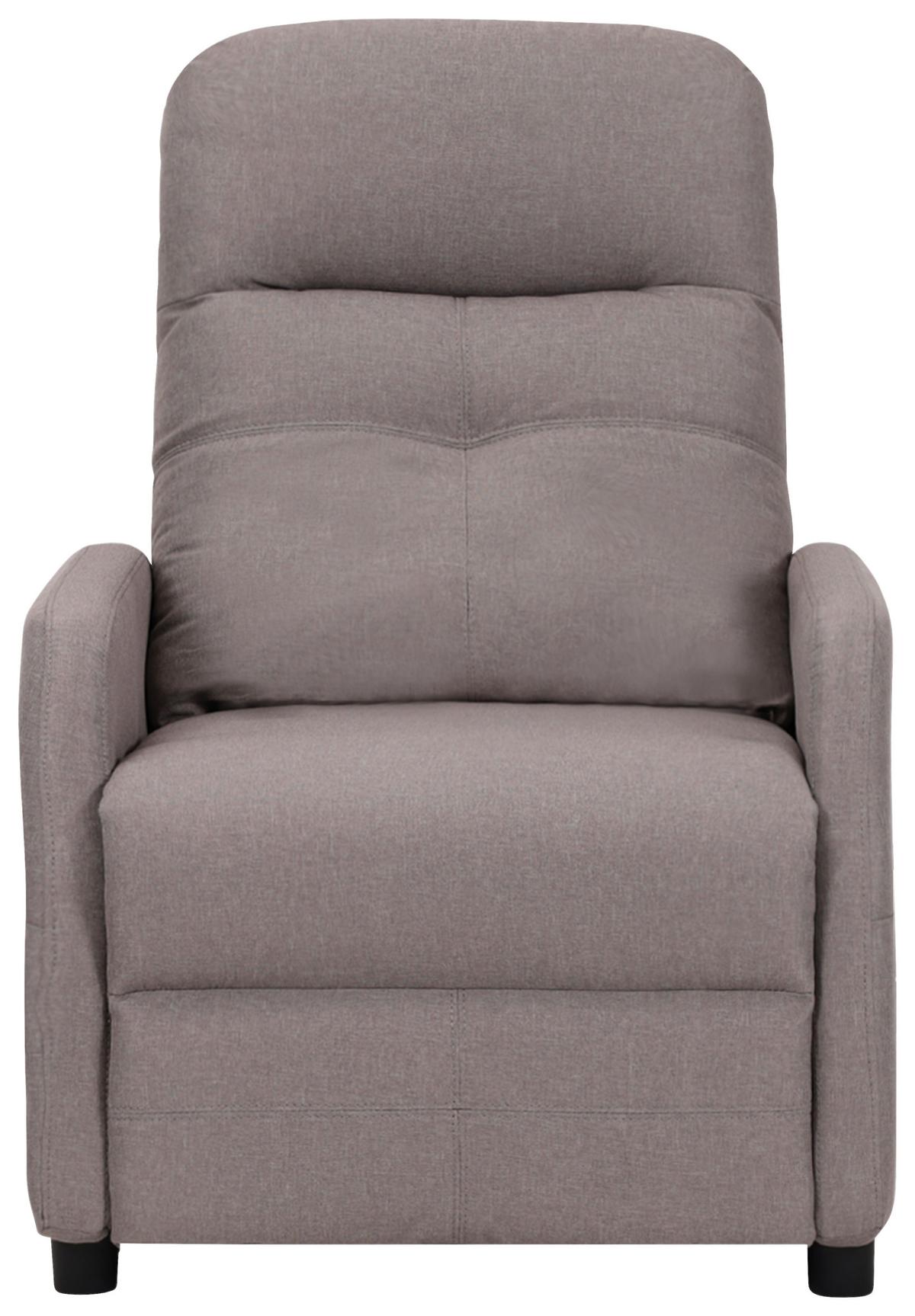 FOTEL TELEWIZYJNY CONG - czarny/taupe, Konventionell, metal/tkanina (74/104/91cm) - MID.YOU