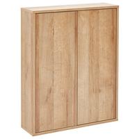 Hängeschrank "Finn" , eiche - Eichefarben, MODERN, Glas/Holzwerkstoff (60/75/18,5cm) - MID.YOU