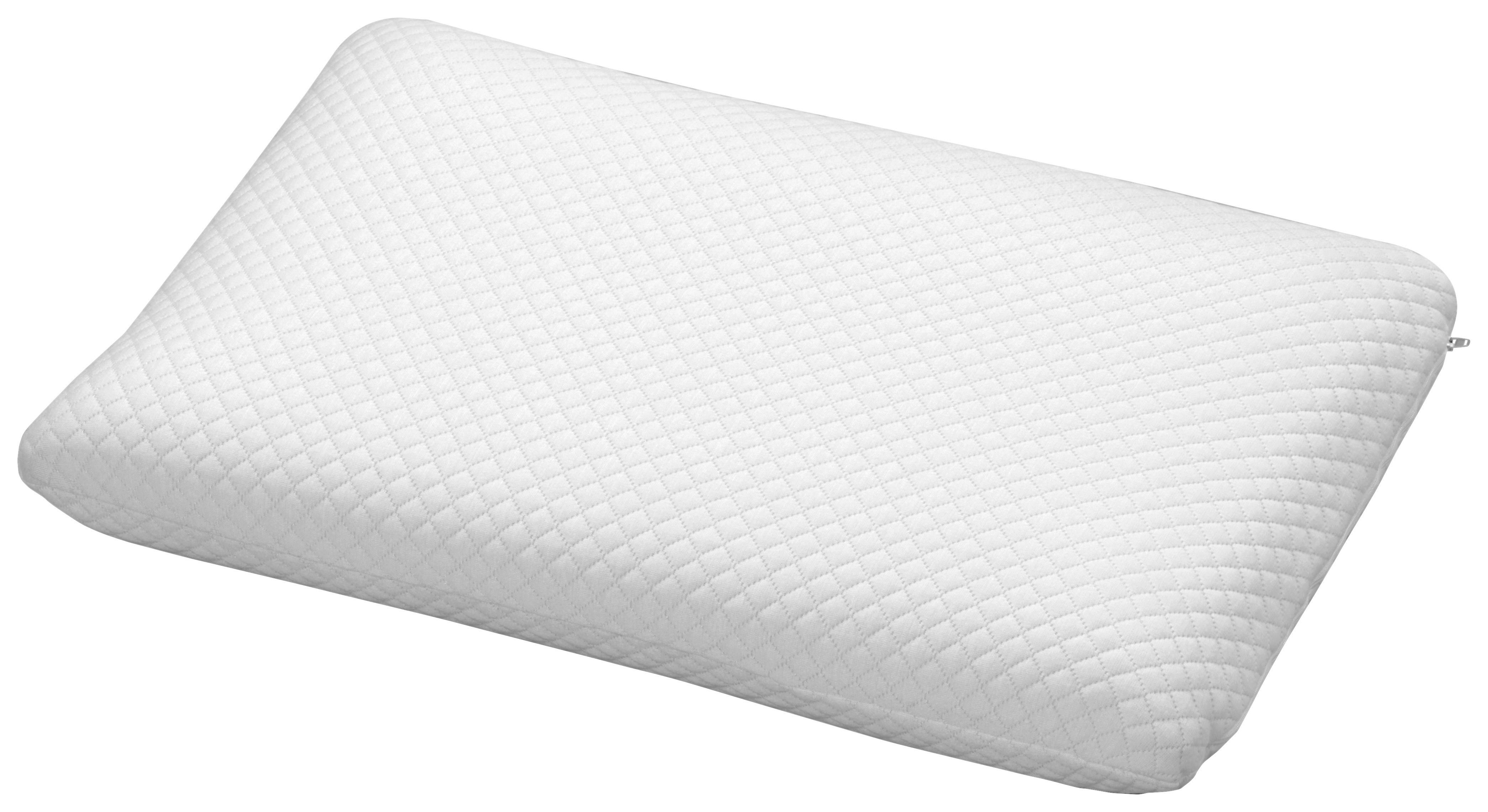 Nackenkissen Fynn Visco Fresh 50x70 Cm - Weiss, Design, Textil (50/70cm) - Billerbeck