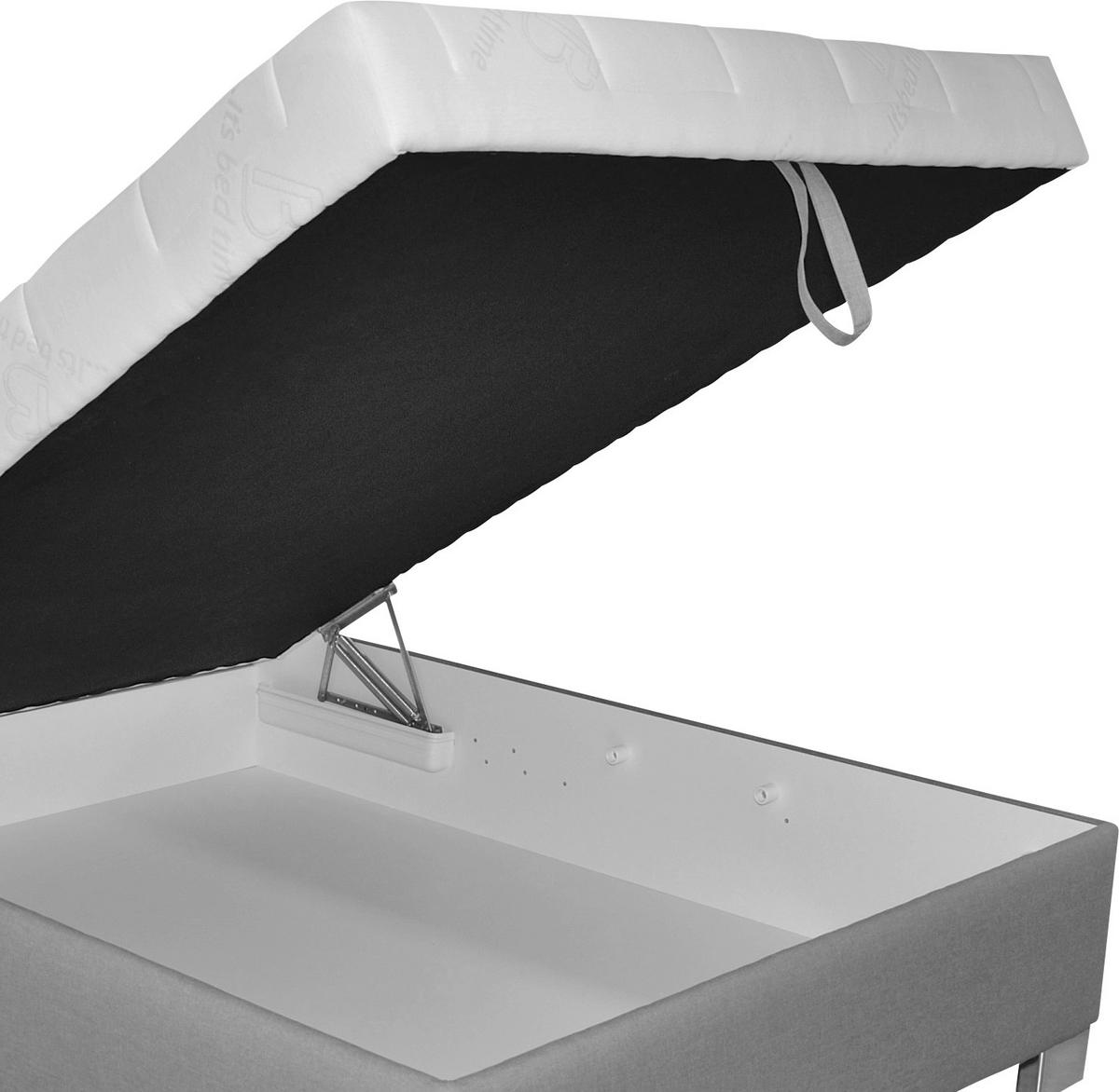 Tapecirani Krevet Stilo - bijela/boje kroma, drvo/tekstil (120/200cm)