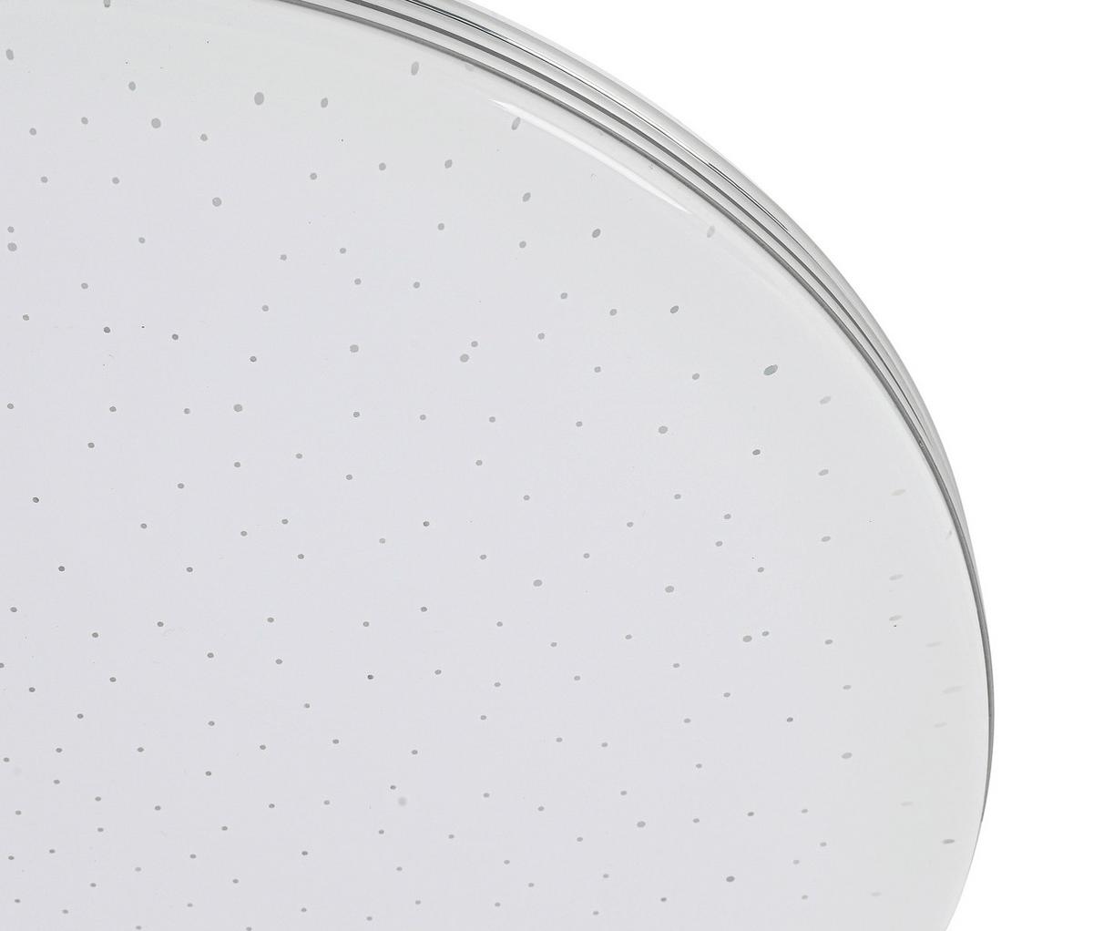 Led Svjetiljka Stropna Cei - bijela/boje kroma, Moderno, metal/plastika (29/6cm) - Mömax