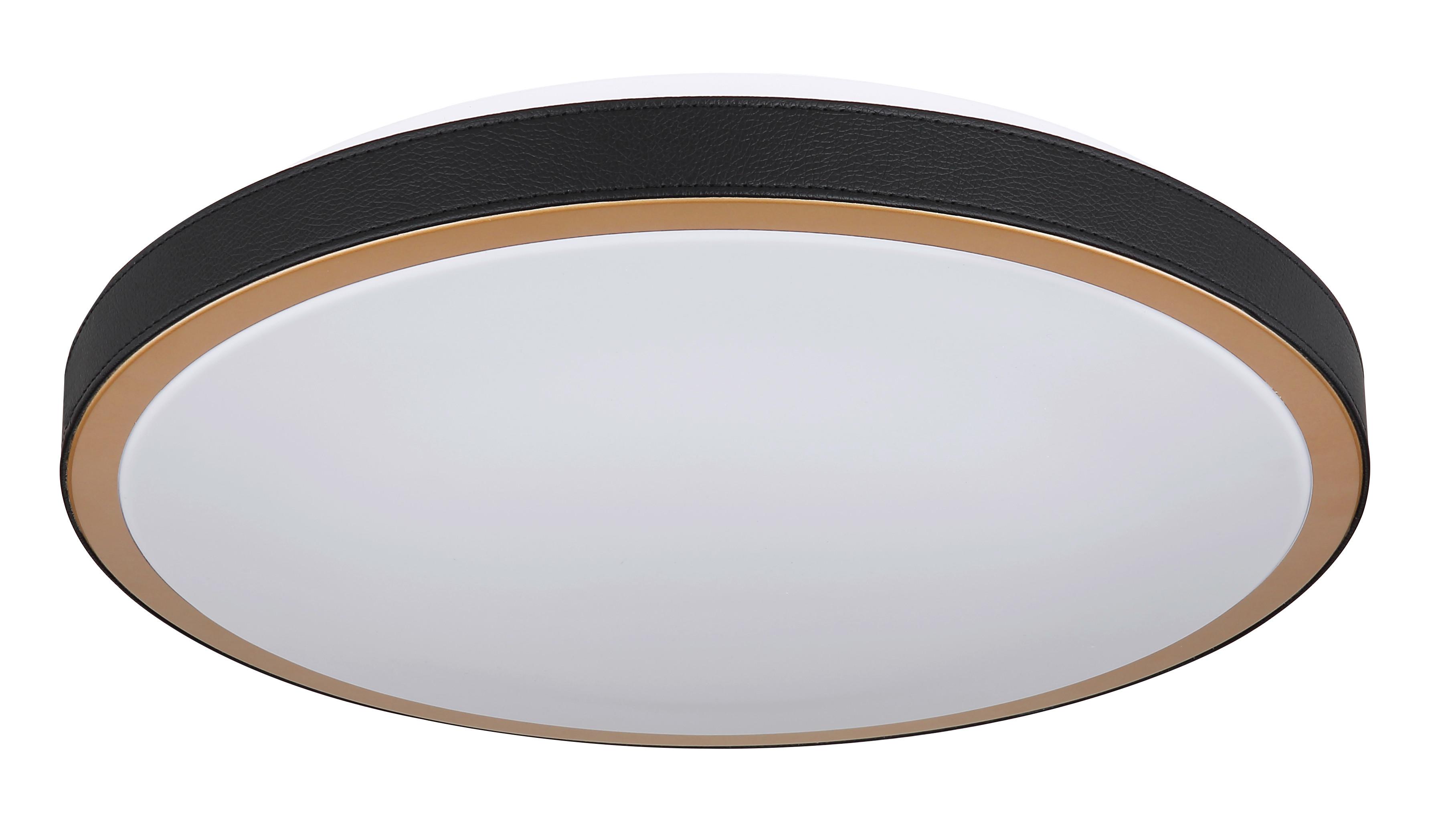 Stropna Led-svetilka Sammi, S Sijalko - črna/bela, Basics, kovina/umetna masa (42/9,5cm) - Globo