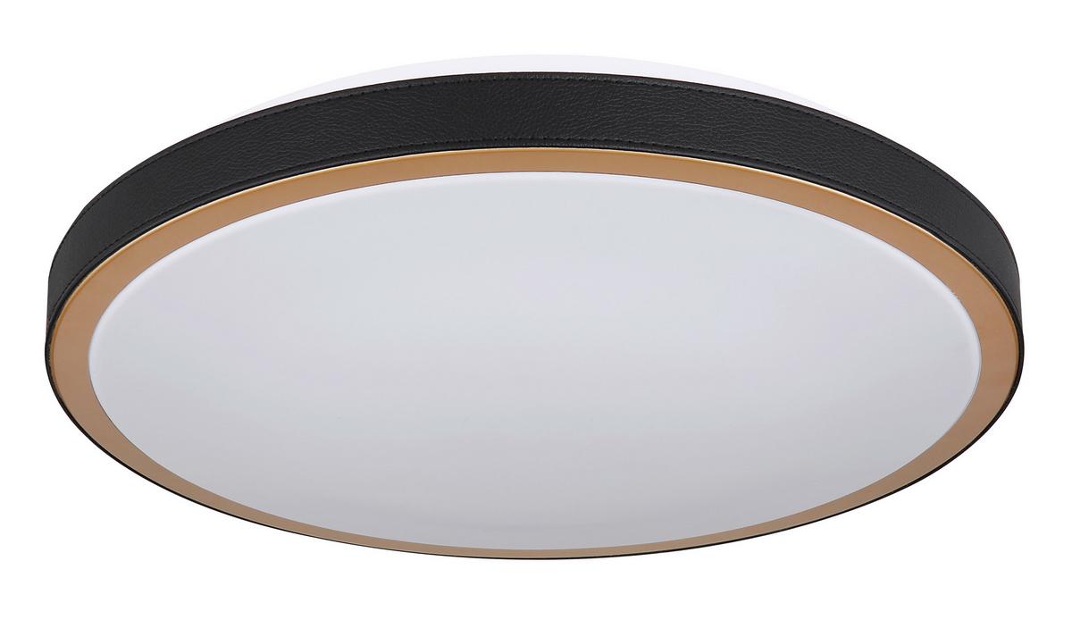 Stropna Led-svetilka Sammi, S Sijalko - črna/bela, Basics, kovina/umetna masa (42/9,5cm) - Globo