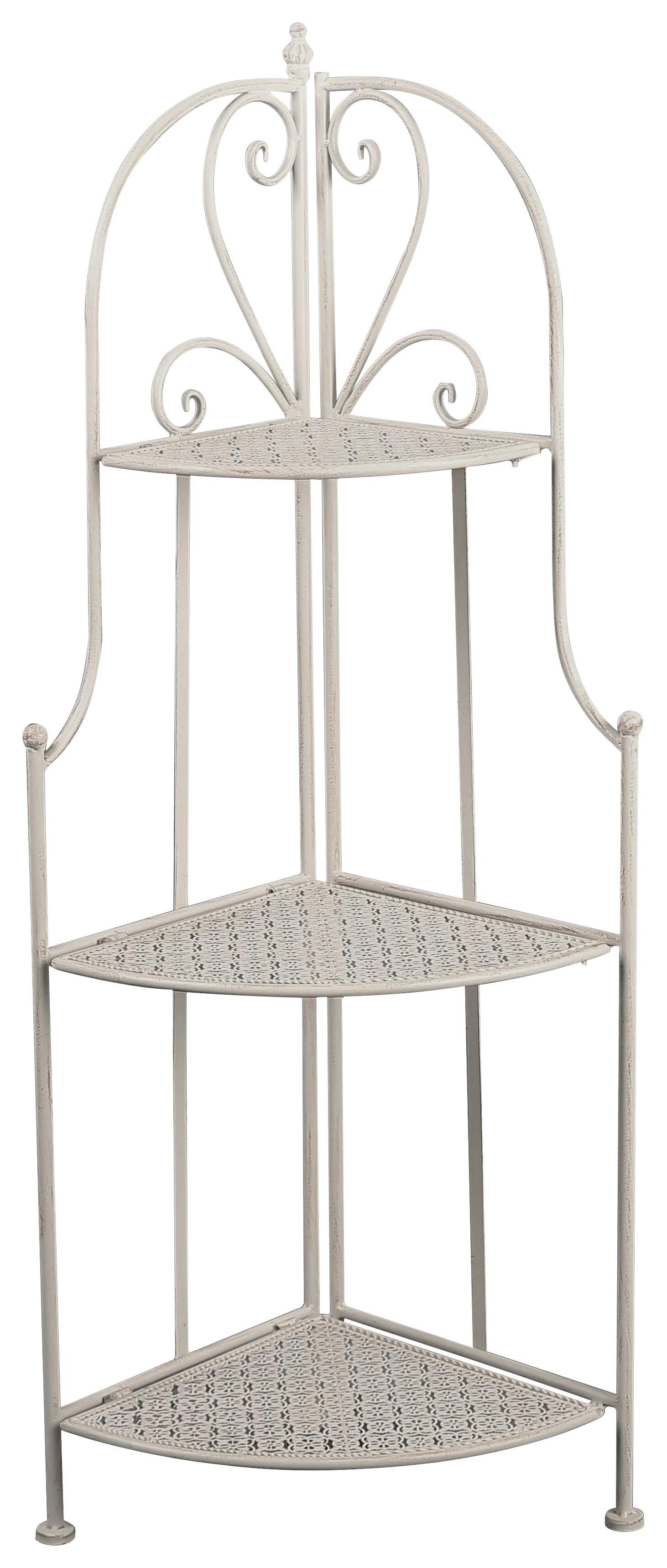 Regal Nadim 2, Bela - bela, Moderno, kovina (34/120/47cm)