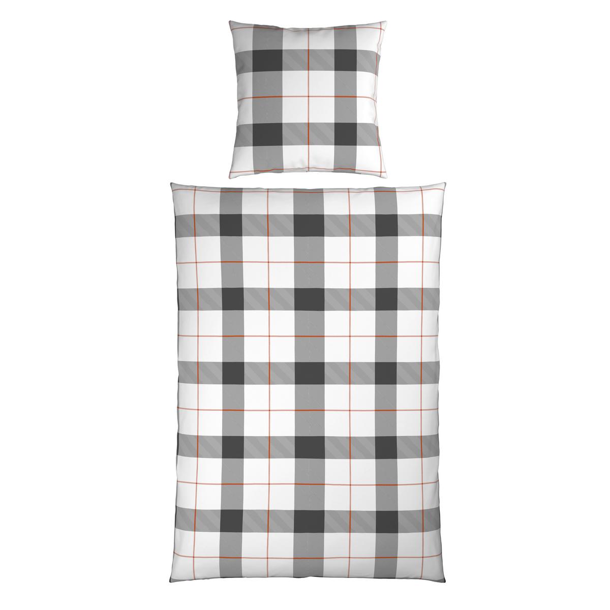 Bettwäsche Karolin Schwarz/Weiß/Gold ca.135x200cm - Goldfarben/Schwarz, KONVENTIONELL, Textil (135/200cm) - Mömax