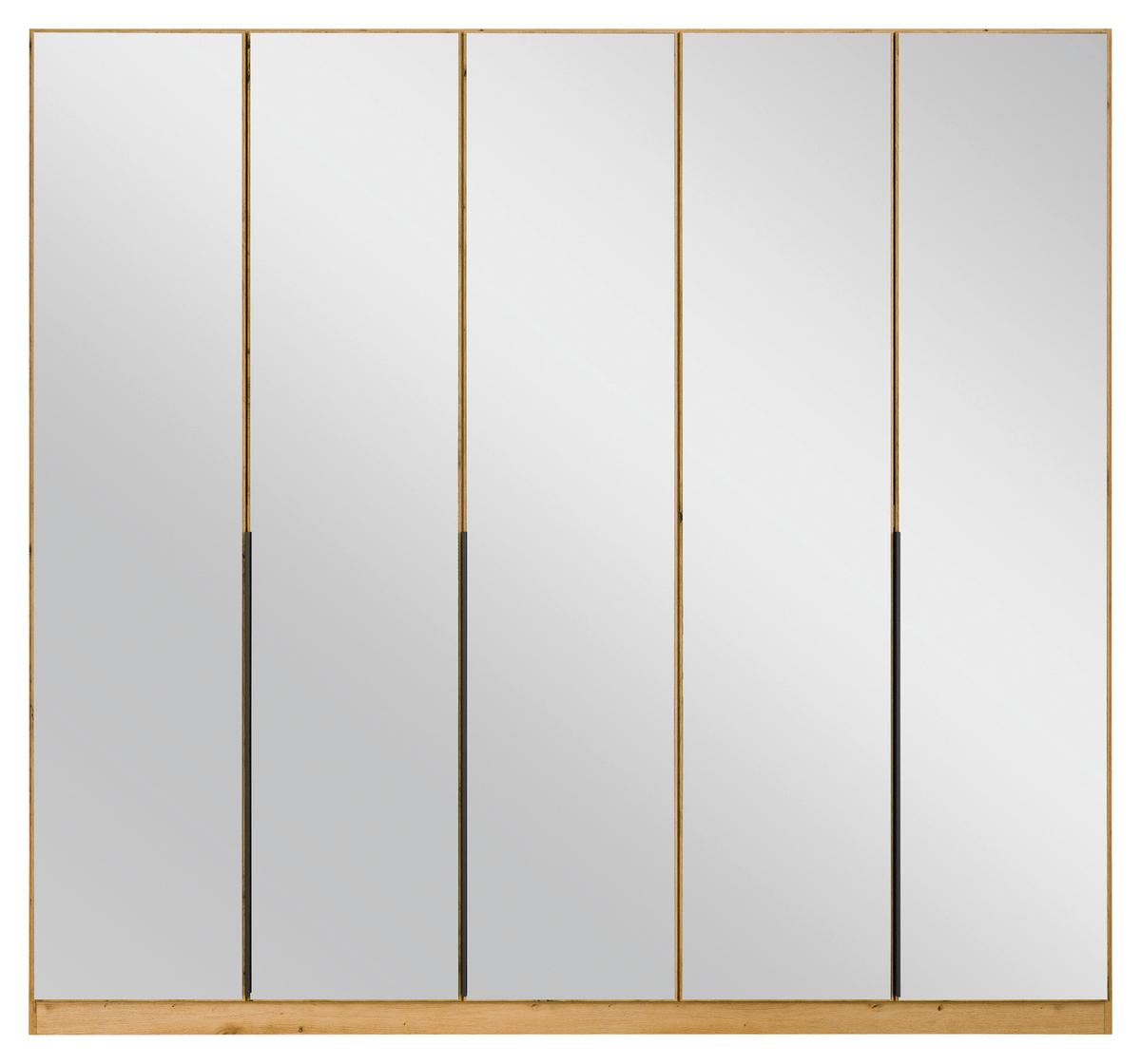 Ormar S Klasičnim Vratima Skyla - siva/hrast Artisan, Moderno, drvni materijal/metal (226/210/54cm) - Modern Living