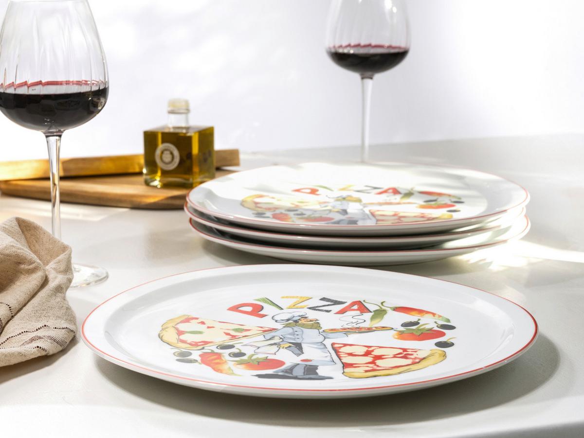 Set Krožnikov Za Pico Milano Luigi, 4-Delni - večbarvno, Basics, keramika (30cm) - Creatable